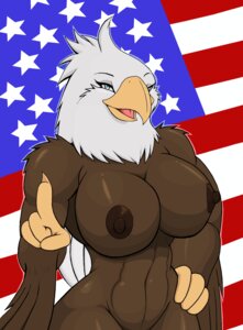 Rating: Questionable Score: 0 Tags: 2013 accipitrid accipitriform american_flag anthro avian bald_eagle beak big_breasts bird blue_eyes breasts brown_nipples droll3 e621 eagle feathered_wings feathers female flag happy hi_res janine_(droll3) navel nipples non-mammal_breasts non-mammal_nipples nude pose sea_eagle solo star stripes united_states_of_america wings world_war_2 User: bunchy7s