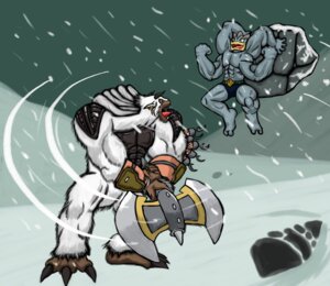 Rating: Safe Score: 0 Tags: 4_arms abs axe bandai_namco battle boulder claws crossover digimon digimon_(species) duo e621 ear_piercing fur generation_1_pokemon h_box humanoid korikakumon machamp male melee_weapon multi_arm multi_limb muscular nintendo outside piercing pokemon pokemon_(species) rock snow weapon white_body white_fur User: bunchy7s