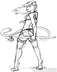 Rating: Safe Score: 0 Tags: 2010 4:5 anthro barefoot bikini bikini_top biped black_and_white bottomwear clothed clothing digital_media_(artwork) e621 feet felid female fur hair lady_snakebite leanne_(jessicathepanther) long_tail looking_at_viewer looking_back mammal melee_weapon monochrome pantherine polearm rear_view shorts simple_background sketch solo staff swimwear tail tomboy two-piece_swimsuit weapon white_background User: bunchy7s