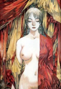 Rating: Explicit Score: 0 Tags: 1girls bare_shoulder breasts brown_hair closed_eyes dressing_gown erect_nipples female highres midriff navel nipples nude off_shoulder original pubic_hair rule34 short_hair solo standing tsuruta_kenji undressing wall User: bunchy7s