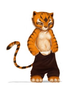 Rating: Questionable Score: 0 Tags: 2012 annilius anthro biped clothed clothing dreamworks e621 felid female fur kung_fu_panda mammal master_tigress pantherine panties simple_background solo striped_body striped_fur stripes tail tiger topless underwear white_background young young_anthro User: bunchy7s