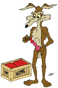 Rating: Explicit Score: 0 Tags: 2009 anthro box canid canine cap! container crate e621 erection explosive_insertion explosives genitals improvised_sex_toy looney_tunes male mammal object_in_penis object_insertion penetration penis solo tnt urethra urethral urethral_penetration warner_brothers what wile_e._coyote User: bunchy7s
