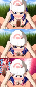 Rating: Explicit Score: 0 Tags: 1boy 1girls beanie blue_hair blush breasts censored cloud clouds cum cum_in_mouth dark-skinned_male dark_penis dark_skin dawn_(pokemon) deepthroat eye_contact fellatio female grass hair_ornament half-closed_eyes hat high_resolution human human_only inset interracial looking_at_viewer male mosaic mosaic_censoring nintendo nipples nude open_mouth oral penis pokemon pokemon_dppt pov purple_eyes rule34 saliva sky straight sweat text uvula x-ray yume_no_tanuki User: bunchy7s