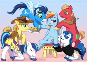 Rating: Safe Score: 0 Tags: armor big_macintosh_(mlp) blue_body blue_feathers blue_fur blue_hair bowing braeburn_(mlp) chaoskomori clothing dessert e621 earth_pony equid equine eyes_closed eyewear fancypants_(mlp) feathered_wings feathers female feral fetlocks flying food friendship_is_magic fur furniture goggles gradient_background green_eyes group hair half-closed_eyes hasbro hat headgear headwear hi_res horn horse male mammal massage monocle mouth_hold multicolored_hair my_little_pony mythological_creature mythological_equine mythology narrowed_eyes open_mouth orange_hair pastry pegasus pie plow_yoke pony rainbow_dash_(mlp) rainbow_hair raised_leg red_body red_fur shaded shadow shining_armor_(mlp) simple_background sitting skinsuit smile soarin_(mlp) stool tight_clothing topwear two_tone_hair unicorn vest white_body white_fur wings wonderbolts_(mlp) yellow_body yellow_fur User: bunchy7s