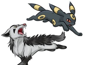Rating: Safe Score: 0 Tags: ambiguous_gender black_body black_fur digitigrade duo e621 eeveelution fangs feral fight fur furreon generation_2_pokemon generation_3_pokemon mammal mightyena nintendo open_mouth paws pokemon pokemon_(species) quadruped red_eyes simple_background tail teeth umbreon white_background User: bunchy7s