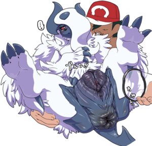 Rating: Explicit Score: 0 Tags: animal_genitalia animal_vulva anus ash_ketchum blush bodily_fluids bored canine_genitalia canine_vulva chest_tuft creep_face duo e621 ellipsis female feral generation_6_pokemon genital_fluids genitals hair half-closed_eyes hi_res horn human interspecies japanese_text lying male mammal mega_absol mega_evolution narrowed_eyes neck_tuft nezumi_(artist) nintendo on_back plump_labia pokemon pokemon_(species) pokemon_trainer pokephilia puffy_anus pump red_eyes simple_background spread_legs spreading text tuft vaginal_fluids vulva vulva_pump white_background User: bunchy7s