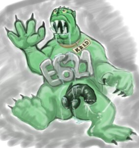 Rating: Explicit Score: 0 Tags: 1boy cum e621 fangs food gdane goo green kald male male_only rule34 saliva solo troll User: bunchy7s