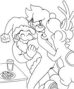 Rating: Explicit Score: 0 Tags: christmas empty_(artist) female human male mario mario_(series) nintendo princess_peach rule34 straight straight_hair yoshi User: bunchy7s