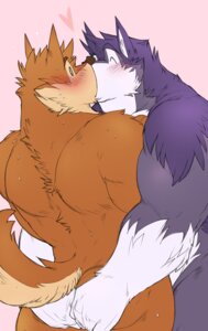 Rating: Questionable Score: 0 Tags: ^_^ anthro biceps big_muscles blush bodily_fluids brown_body brown_fur brown_nose butt butt_grab caleb_(kokuhane) canid canine canis domestic_dog duo e621 eyes_closed fur grope hand_on_butt heart_symbol husky kiss_on_lips kissing kokukokuboo love male male/male mammal muscular muscular_male nordic_sled_dog nude pose purple_body purple_fur romantic romantic_couple smile spitz standing surprise_kiss surprised sweat tan_body tan_fur tuft white_body white_fur wolf wuffle wuffle_(webcomic) User: bunchy7s