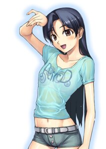 Rating: Explicit Score: 0 Tags: bra brown_eyes denim denim_shorts female idolmaster kisaragi_chihaya lingerie long_hair navel rule34 shirt shorts tanaka_shoutarou underwear wet wet_clothes wet_shirt User: bunchy7s
