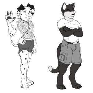 Rating: Safe Score: 0 Tags: anthro bishoop bottomwear canid canine canis clothing comic crossed_arms dalmatian domestic_cat domestic_dog duo e621 felid feline felis flirting gesture greyscale hi_res male male/male mammal monochrome nervous pose shorts smile tail waving User: bunchy7s Rating: Safe Score: 0 Tags: anthro bishoop bottomwear canid canine canis clothing comic crossed_arms dalmatian domestic_cat domestic_dog duo e621 felid feline felis flirting gesture greyscale hi_res male male/male mammal monochrome nervous pose shorts smile tail waving User: bunchy7s