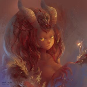 Rating: Questionable Score: 0 Tags: 1:1 breasts clothed clothing demon e621 fantasy female feral fiery_eyes group horn humanoid maluaya restricted_palette scalie skimpy solo_focus User: bunchy7s
