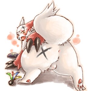 Rating: Explicit Score: 0 Tags: 1:1 anus backsack balls butt butt_focus e621 feet feral fur generation_3_pokemon genitals haruki hindpaw male markings nintendo paws pokemon pokemon_(species) red_markings solo tail white_body white_fur zangoose User: bunchy7s
