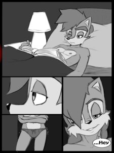Rating: Questionable Score: 0 Tags: 3:4 anthro archie_comics aval0nx bed chipmunk clothed clothing comic e621 elias_acorn female furniture greyscale ground_squirrel male mammal monochrome nipples panties rodent sally_acorn sciurid sega sonic_the_hedgehog_(archie) sonic_the_hedgehog_(comics) sonic_the_hedgehog_(series) topless underwear User: bunchy7s