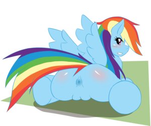 Rating: Explicit Score: 0 Tags: alexandraflordicharlotte anus blue_body blue_feathers blue_fur blush body_blush butt butt_blush e621 equid equine feathered_wings feathers female friendship_is_magic fur genitals hair hasbro kneeling looking_back lying mammal multicolored_hair multicolored_tail my_little_pony mythological_creature mythological_equine mythology nude on_front pegasus presenting presenting_hindquarters purple_eyes rainbow_dash_(mlp) rainbow_hair rainbow_tail raised_tail simple_background solo spread_legs spreading tail vulva wings User: bunchy7s