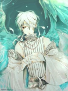 Rating: Safe Score: 0 Tags: angel angel_humanoid bandage belt clothing e621 eye_patch eyewear feathered_wings feathers green_eyes hair humanoid jewelry male necklace not_furry solo white_hair winged_humanoid wings zaphk User: bunchy7s