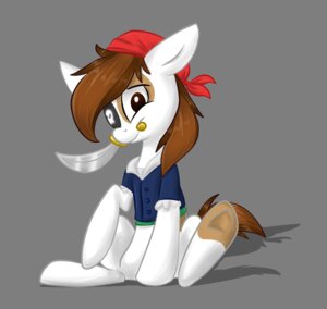 Rating: Safe Score: 0 Tags: alpha_channel bone brown_hair clothing costume e621 earth_pony equid equine eye_patch eye_patch_(marking) eyewear facial_markings feral friendship_is_magic hair happy hasbro head_markings horse kerchief looking_at_viewer male mammal markings melee_weapon my_little_pony object_in_mouth patch_(marking) pipsqueak_(mlp) pony shirt simple_background sitting skull skullyizzy solo sword sword_in_mouth topwear transparent_background weapon weapon_in_mouth young young_feral young_male User: bunchy7s