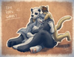 Rating: Questionable Score: 0 Tags: ada_oz anthro arm_hug barefoot bear biceps big_muscles black_body black_fur brown_body brown_fur canid canine canis cuddling domestic_cat domestic_dog e621 feet felid feline felis flexing fur garret_(rain-yatsu) giant_panda grey_body grey_fur group hug husky looking_at_viewer male mammal muscular muscular_male nordic_sled_dog one_eye_closed paws rain_(rain-yatsu) seattle_fur sitting spitz tim_(rain-yatsu) white_body white_fur wink User: bunchy7s