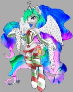 Rating: Questionable Score: 0 Tags: clothing colored corset crown cutie_mark e621 equid equine feathered_wings feathers female feral friendship_is_magic fur garter_belt garter_straps gloves grey_background hair handwear hasbro headgear horn legwear lingerie long_hair mammal multicolored_hair my_little_pony mythological_creature mythological_equine mythology panties princess_celestia_(mlp) simple_background solo stockings topwear tt-n underwear white_body white_feathers white_fur winged_unicorn wings User: bunchy7s