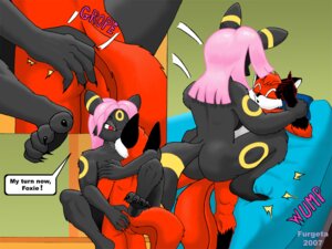 Rating: Explicit Score: 0 Tags: 2007 2_tails 4:3 anthro anthro_on_anthro anthrofied base_one_layout bed bodily_fluids breasts butt butt_grab canid canine comic cum dialogue duo e621 eeveelution english_text female female_penetrated fox furgeta furniture generation_2_pokemon genital_fluids genitals hair hand_on_butt kathryn_(furgeta) leg_markings long_hair male male/female male_penetrating male_penetrating_female mammal markings multi_tail nintendo nipples nude onomatopoeia penetration penile penile_penetration penis_in_vagina pillow pink_hair pokemon pokemon_(species) pokemorph red_eyes sex socks_(marking) sound_effects tail terry_(furgeta) text three_frame_image umbreon vaginal vaginal_penetration vulva User: bunchy7s