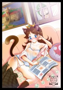 Rating: Questionable Score: 0 Tags: 1boy 1girls animal_ears blue_eyes blush book breasts brown_hair cameltoe cap castle closed_eyes clothing cloudxmoe crown earrings eyeshadow female highres human jacket lingerie looking_at_viewer luigi luigi's_hammer_toss male mario_(series) mustache nintendo nipples nipples_visible_through_clothing panties picture_frame pillow princess_daisy pussy rule34 see-through shoulder_length_hair skirt skirt_down smooth_skin socks sofa super_mario_bros. super_mario_land tail tank_top thighs thong underwear when_you_see_it window User: bunchy7s