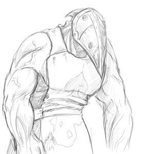 Rating: Safe Score: 0 Tags: 1:1 ace_(rq) apron apron_only avian beak bird clothing digital_drawing_(artwork) digital_media_(artwork) e621 greyscale male mask monochrome mostly_nude muscular muscular_male oniontrain ruby_quest sketch solo spades_(suit) standing suit_symbol vein veiny_muscles User: bunchy7s
