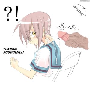 Rating: Explicit Score: 0 Tags: bukkake censored clothing cum cum_on_clothes cum_on_hair cum_on_neck cum_on_upper_body female glasses looking_back makaeron makarou male nagato_yuki penis rule34 school_uniform serafuku short_hair silver_hair surprised suzumiya_haruhi_no_yuuutsu translated User: bunchy7s