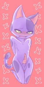 Rating: Explicit Score: 0 Tags: animal_crossing anthro balls biped blush bob_(animal_crossing) bodily_fluids cum cum_on_penis digital_media_(artwork) domestic_cat e621 embarrassed erection felid feline felis floral_print front_view full-length_portrait genital_fluids genitals hands_behind_back kneeling legs_together looking_at_viewer male mammal markings nintendo open_mouth pawpads penile_spines penis pink_pawpads pink_penis portrait pupils purple_body purple_markings purple_skin reality_undoer shy skinny slit_pupils solo tail tapering_penis thigh_gap thin_tail yellow_sclera User: bunchy7s
