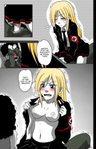 Rating: Explicit Score: 0 Tags: 1girls areola blonde_hair blue_eyes breasts female femdom kiko_studios male malesub nazi nipples rule34 schutzstaffel skirt swastika tagme voluptuous User: bunchy7s
