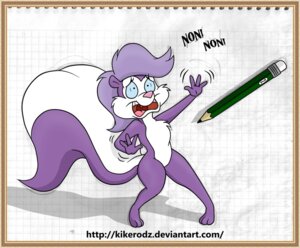 Rating: Safe Score: 0 Tags: anthro breasts e621 female fifi_la_fume kikerodz mammal mephitid pencil_(object) skunk solo tail text tiny_toon_adventures url warner_brothers User: bunchy7s Rating: Safe Score: 0 Tags: anthro breasts e621 female fifi_la_fume kikerodz mammal mephitid pencil_(object) skunk solo tail text tiny_toon_adventures url warner_brothers User: bunchy7s