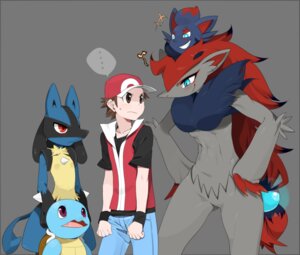 Rating: Safe Score: 0 Tags: agemono ambiguous_gender anthro black_body black_fur blue_body blue_eyes blue_fur blue_skin brown_eyes canid canine e621 featureless_crotch female fur generation_1_pokemon generation_4_pokemon generation_5_pokemon group human lucario male mammal nintendo pokemon pokemon_(species) pokemon_trainer purple_eyes red_(pokemon) red_eyes shell squirtle tail yellow_body yellow_fur zoroark zorua User: bunchy7s
