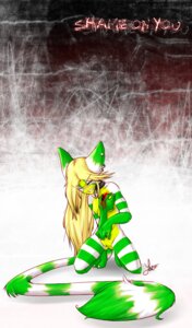 Rating: Explicit Score: 0 Tags: 2005 anthro blonde_hair blood bodily_fluids collar e621 ear_piercing felid female fur gore green_body green_fur hair hybrid laur mammal nude piercing solo stripes tail User: bunchy7s