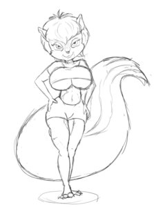 Rating: Questionable Score: 0 Tags: anthro big_breasts breasts clothed clothing e621 female hair joelasko looking_at_viewer mammal mephitid monochrome navel skunk smile solo tail under_boob User: bunchy7s Rating: Questionable Score: 0 Tags: anthro big_breasts breasts clothed clothing e621 female hair joelasko looking_at_viewer mammal mephitid monochrome navel skunk smile solo tail under_boob User: bunchy7s