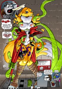 Rating: Explicit Score: 0 Tags: 4_toes anthro armband armwear athletic athletic_anthro athletic_female bandai_namco battle_of_the_century belly belt big_breasts black_clothing black_fingerless_gloves black_gloves black_handwear black_nose black_sclera blue_eyes breasts canid canine chest_tuft clothing dialogue digimon digimon_(species) dipstick_tail e621 elbow_gloves english_text exposed_breasts facial_markings feet female fingerless_gloves food foot_wraps front_view fur genitals gloves grey_sclera group handwear head_markings huge_breasts humor kandlin kunai leg_strap leg_wraps mammal markings ninja nipple_fetish nipple_play nipples pink_nipples pirate pirates_vs_ninjas popcorn renamon restrained ryona snout speech_bubble studded_armband studs tail tail_markings tentacles text toes torn_clothing torso_grab translucent translucent_tentacles trapped tuft two_tone_tail undressing voyeur vulva warrior weapon white_belly white_body white_fur white_tail wraps yawg yellow_body yellow_fur yellow_tail User: bunchy7s