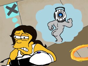 Rating: Explicit Score: 0 Tags: 2boys animated ass crossover dark_brown_hair daydreaming diving_helmet female gay gif gloves grey_skin half-closed_eyes homer_simpson long_hair male mostly_nude mostly_nude_male ned_flanders no_visible_genitalia orange_portal parody portal_(series) portal_2 portal_gun rule34 shaking_ass shaking_butt straight_to_gay stupid_sexy_flanders tank_top teeth_showing test_chamber the_simpsons thought_bubbles wheatley yellow_skin User: bunchy7s