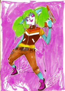 Rating: Safe Score: 0 Tags: anthro arm_by_side bent_arm bent_leg biped clothed clothing colorful_theme controller cord crouching domestic_cat e621 fangs felid feline felis female full-length_portrait game_controller hi_res holding_controller holding_object holding_toy holding_toy_gun mammal marker_(artwork) neon nes_controller nes_zapper nintendo nintendo_controller nintendo_entertainment_system portrait raised_hand retro_controller roux_(artist) simple_background solo straight_arm straight_leg teeth tomhoshino toy toy_gun traditional_media_(artwork) wide_stance wired_controller User: bunchy7s