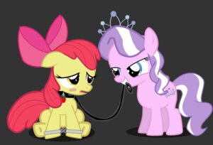 Rating: Questionable Score: 0 Tags: apple_bloom_(mlp) blush collar cuff_(restraint) cutie_mark diamond_tiara_(mlp) duo e621 earth_pony equid equine female feral friendship_is_magic handcuffs hasbro hi_res horse leash mammal metal_cuffs my_little_pony pony quadruped restraints ruxify shackles tail young young_feral User: bunchy7s