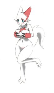 Rating: Questionable Score: 0 Tags: 2013 anthro anthrofied big_breasts bit-small blue_eyes blush breasts e621 female fur generation_3_pokemon hi_res markings nintendo nude pokemon pokemon_(species) pokemorph red_markings solo tabby_(bit-small) tail white_body white_fur zangoose User: bunchy7s
