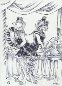 Rating: Safe Score: 0 Tags: 2012 anthro bed canid canine canis clothed clothing digitigrade duo e621 felid female furniture heather_bruton inside looking_back maid_uniform mammal monochrome pantherine playful side_view smile standing tail tiger uniform wolf User: bunchy7s Rating: Safe Score: 0 Tags: 2012 anthro bed canid canine canis clothed clothing digitigrade duo e621 felid female furniture heather_bruton inside looking_back maid_uniform mammal monochrome pantherine playful side_view smile standing tail tiger uniform wolf User: bunchy7s