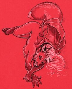 Rating: Questionable Score: 0 Tags: 2004 anthro areola breasts canid canine caribou_(artist) e621 female fox low_res mammal membrane_(anatomy) membranous_wings mischief nipples nude red_theme solo tail wings User: bunchy7s