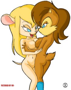 Rating: Explicit Score: 0 Tags: 2011 aidman101 anthro archie_comics blonde_hair blue_eyes boots breast_squish breasts breasts_frottage brown_body brown_fur butt chip_'n_dale_rescue_rangers chipmunk clothing crossover disney duo e621 eye_contact featureless_breasts featureless_crotch female female/female footwear fur gadget_hackwrench ground_squirrel hair hi_res looking_at_another mammal mouse murid murine navel nude open_mouth red_hair rodent sally_acorn sciurid sega shoes simple_background small_butt smile sonic_the_hedgehog_(archie) sonic_the_hedgehog_(comics) sonic_the_hedgehog_(series) squish tail tongue User: bunchy7s