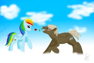 Rating: Safe Score: 0 Tags: blue_body blue_feathers blue_fur blush cloud detailed_background duo e621 equid equine feathered_wings feathers female feral flower friendship_is_magic fur hair hasbro hi_res male mammal multicolored_hair multicolored_tail my_little_pony mythological_creature mythological_equine mythology outside pegasus plant rainbow_dash_(mlp) rainbow_hair rainbow_tail rose_(flower) sky skyscape tail the-mad-pumpkin toony wings User: bunchy7s