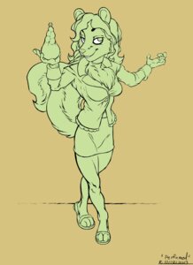 Rating: Safe Score: 0 Tags: anthro bottle chest_tuft clothed clothing container e621 feet female flyingram footwear fur hi_res hindpaw looking_at_viewer mammal mephitid paws perfume sandals shoes skunk slim smile solo tuft User: bunchy7s