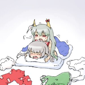 Rating: Explicit Score: 0 Tags: blush caved chibi clothes_on_floor ex-keine female fujiwara_no_mokou horn_ribbon horns keine_kamishirasawa multiple_females multiple_girls object_on_head panties panties_on_head ribbon rif rule34 sex sweat touhou underwear yuri User: bunchy7s
