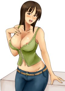 Rating: Explicit Score: 0 Tags: 1girls areola_slip belt black-haired_female black_hair blush breasts brown_eyes brown_hair cleavage clothing erect_nipples female female_only jeans long_hair mamo midriff nico_robin nipple_slip nipples one_piece pants pre-timeskip rirakukan rule34 sitting solo User: bunchy7s