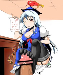 Rating: Explicit Score: 0 Tags: big_breasts black_legwear black_thighhighs blush breasts censored cleavage clothed_female feet female femdom footjob footjob_with_legwear garter_belt garter_straps hat highres holding_object hotpants_(artist) keine_kamishirasawa large_breasts long_hair male male_pov open_mouth penis pov red_eyes rule34 sitting small_penis straight thighhighs toe_socks toes tongue touhou wink User: bunchy7s