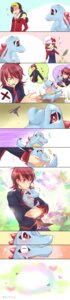 Rating: Safe Score: 0 Tags: absurd_res ambiguous_gender blush bodily_fluids brown_eyes chikorita clothing comic crocodilian cyndaquil e621 elemental_creature ethan_(pokemon) eyes_closed female feral flora_fauna generation_2_pokemon hand_holding happy hat headgear headwear heart_symbol hi_res human long_image male mammal nintendo plant pokemon pokemon_(species) purple_eyes red_eyes reptile scalie silver_(pokemon) starter_trio tail tall_image tears tetsu_natsuki totodile 鉄奈月 User: bunchy7s