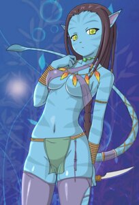 Rating: Questionable Score: 0 Tags: alien alien_humanoid black_hair blue_body blue_skin digital_media_(artwork) e621 female hair humanoid james_cameron's_avatar joy86 looking_at_viewer na'vi neytiri portrait solo striped_body striped_skin stripes tail three-quarter_portrait User: bunchy7s