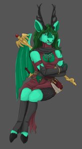 Rating: Questionable Score: 0 Tags: 2012 anthro antlers armwear biped bleuhawke boots breasts cleavage clothed clothing crossed_arms dawn_(bleuhawke) deer dragon e621 elbow_gloves fangs female footwear fur furred_dragon furred_scalie gloves green_hair hair handwear hooves horn hybrid jewelry legwear long_hair magic_user mammal membrane_(anatomy) membranous_wings mythological_creature mythological_scalie mythology necklace new_world_deer nipple_outline non-mammal_breasts reindeer scale_armor scales scalie shoes sitting smile socks solo staff teeth toeless_footwear toeless_socks ventral_scales wings User: bunchy7s