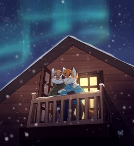 Rating: Safe Score: 0 Tags: anthro aurora_(phenomenon) balcony canid canine clothed clothing duo e621 fox happy hi_res hug looking_up low-angle_view male mammal night outside romantic romantic_ambiance romantic_couple sky smile snow snowing star starry_sky therollingbunny User: bunchy7s Rating: Safe Score: 0 Tags: anthro aurora_(phenomenon) balcony canid canine clothed clothing duo e621 fox happy hi_res hug looking_up low-angle_view male mammal night outside romantic romantic_ambiance romantic_couple sky smile snow snowing star starry_sky therollingbunny User: bunchy7s